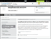 Tablet Screenshot of easyfinancial-services-orangeville.orangevilledirect.info